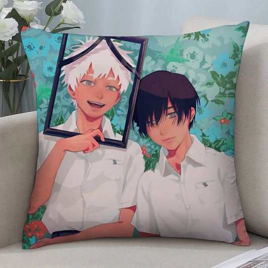 The Summer Hikaru Died Echoes of Yoshiki & Hikaru Cushion Cover