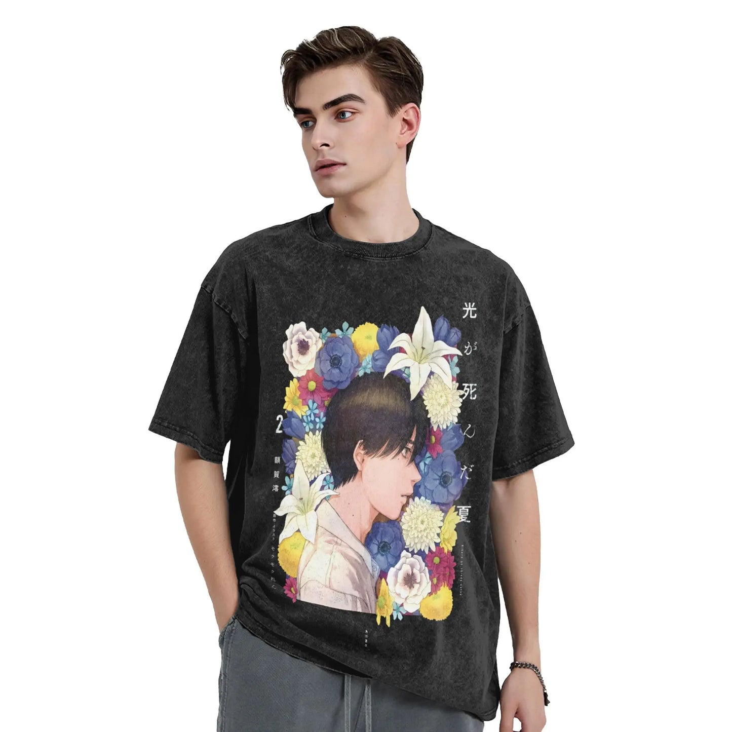 The Summer Hikaru Died Yoshiki Flowers T-Shirt