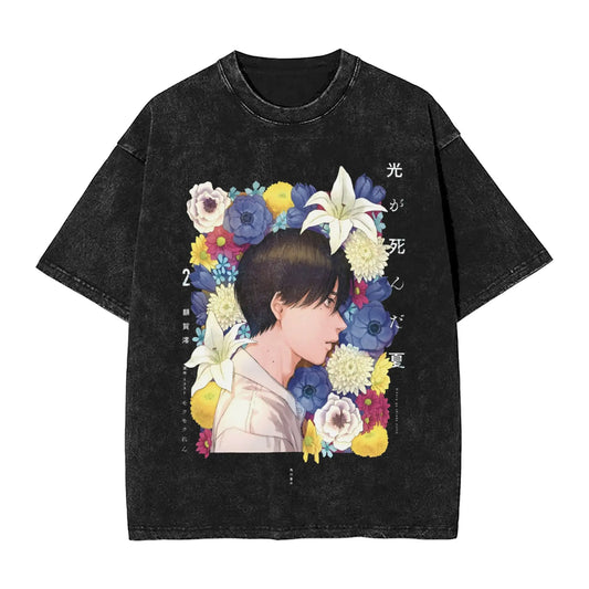 The Summer Hikaru Died Yoshiki Flowers T-Shirt