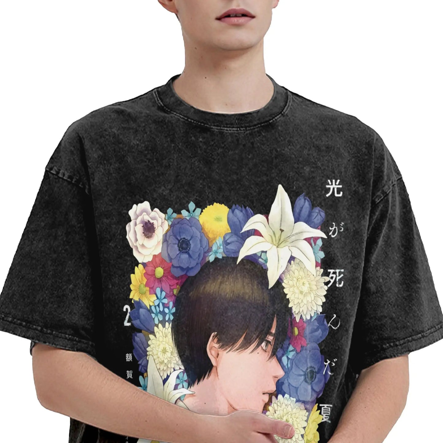 The Summer Hikaru Died Yoshiki Flowers T-Shirt